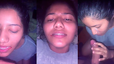 Ella se ha convertido en una perra chupadora que ama la leche