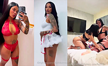 Dominicana Mami Kim mujeres y cantando con hombres en una compilación