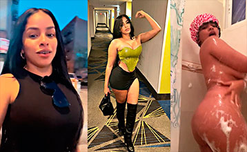 La Diosa Cotizada Lavándose El Culo Y El Toto En Su Baño