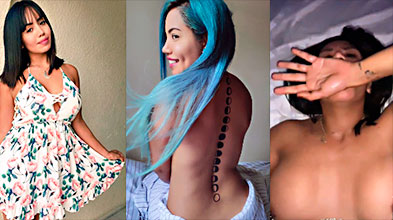 Mujer Luna Bella Dice Dame Más Rápido Que Voy A Venir Amor