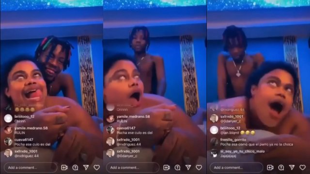 Pochalee15 Cantando en Live de Instagram