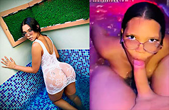 Peny Rodríguez rapeando con su jefe en una villa dentro del jacuzzi