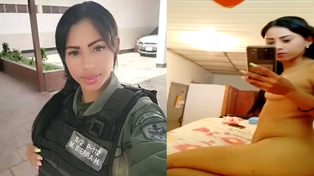 Se Filtra Policia Colombiana Desnuda