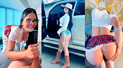 La bella Kimberly Delgado y su amor por el sexo anal 🙈