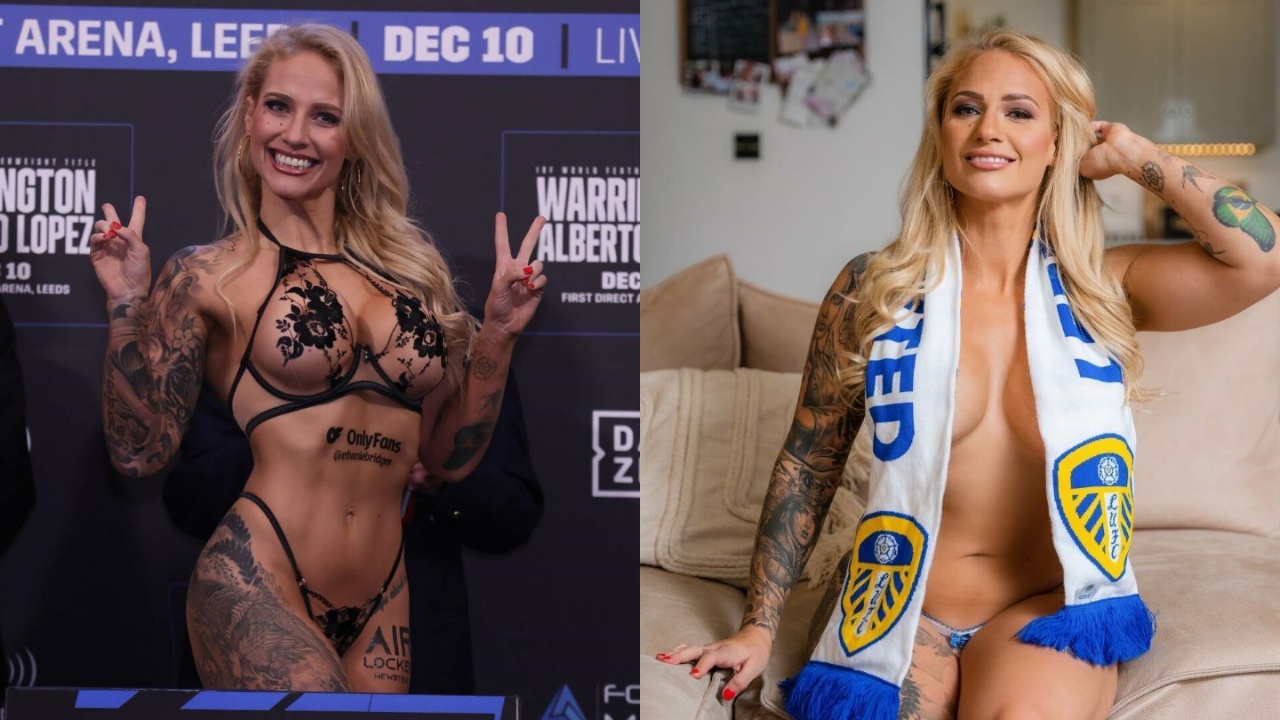 Ebanie Bridges desnudo solo fallas sexy boxer y video