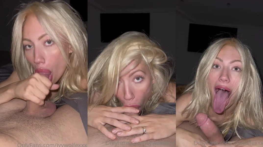Ivy Wolfe Pov BlowJob Swallowing Cum Onlyfans Leak Video