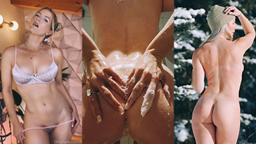 Kat se pregunta desnudo solo fotos al aire libre.