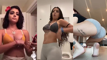 Malu Trevejo Nipple Slip Twerking Video en vivo de OnlyFans Live